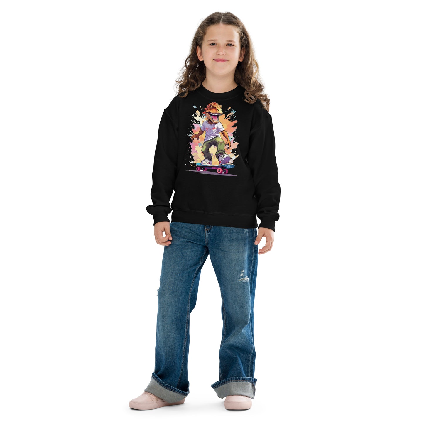 Skatin' Dino Sweatshirt