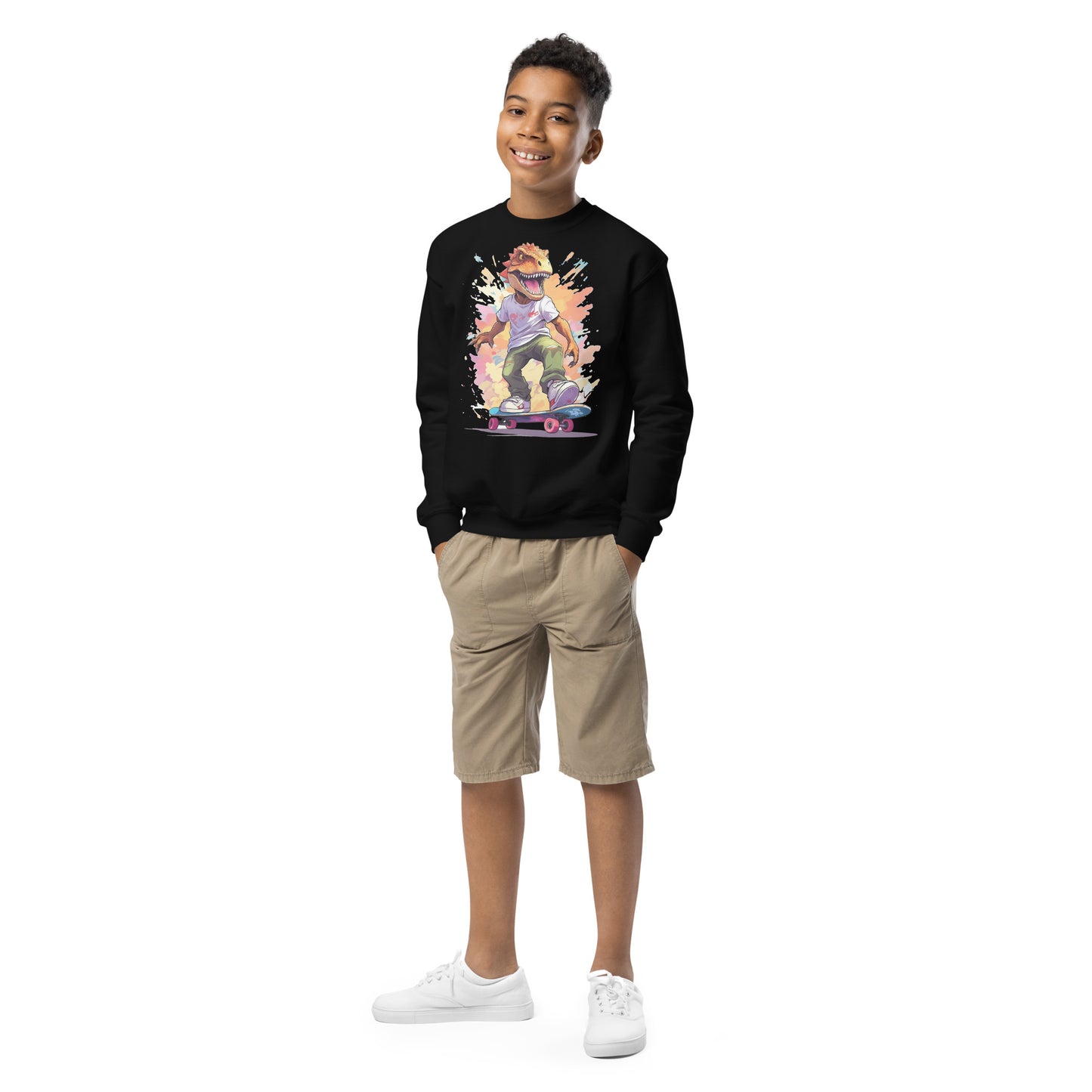 Skatin' Dino Sweatshirt