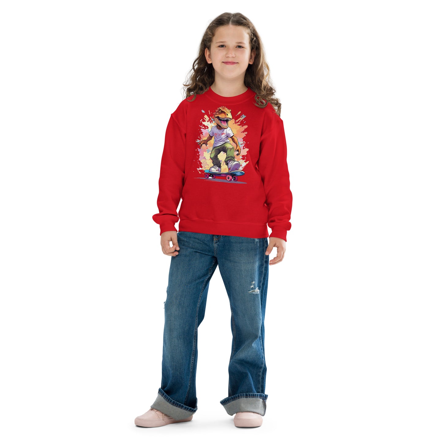 Skatin' Dino Sweatshirt