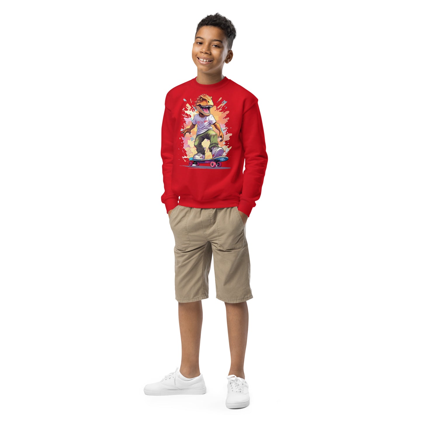 Skatin' Dino Sweatshirt