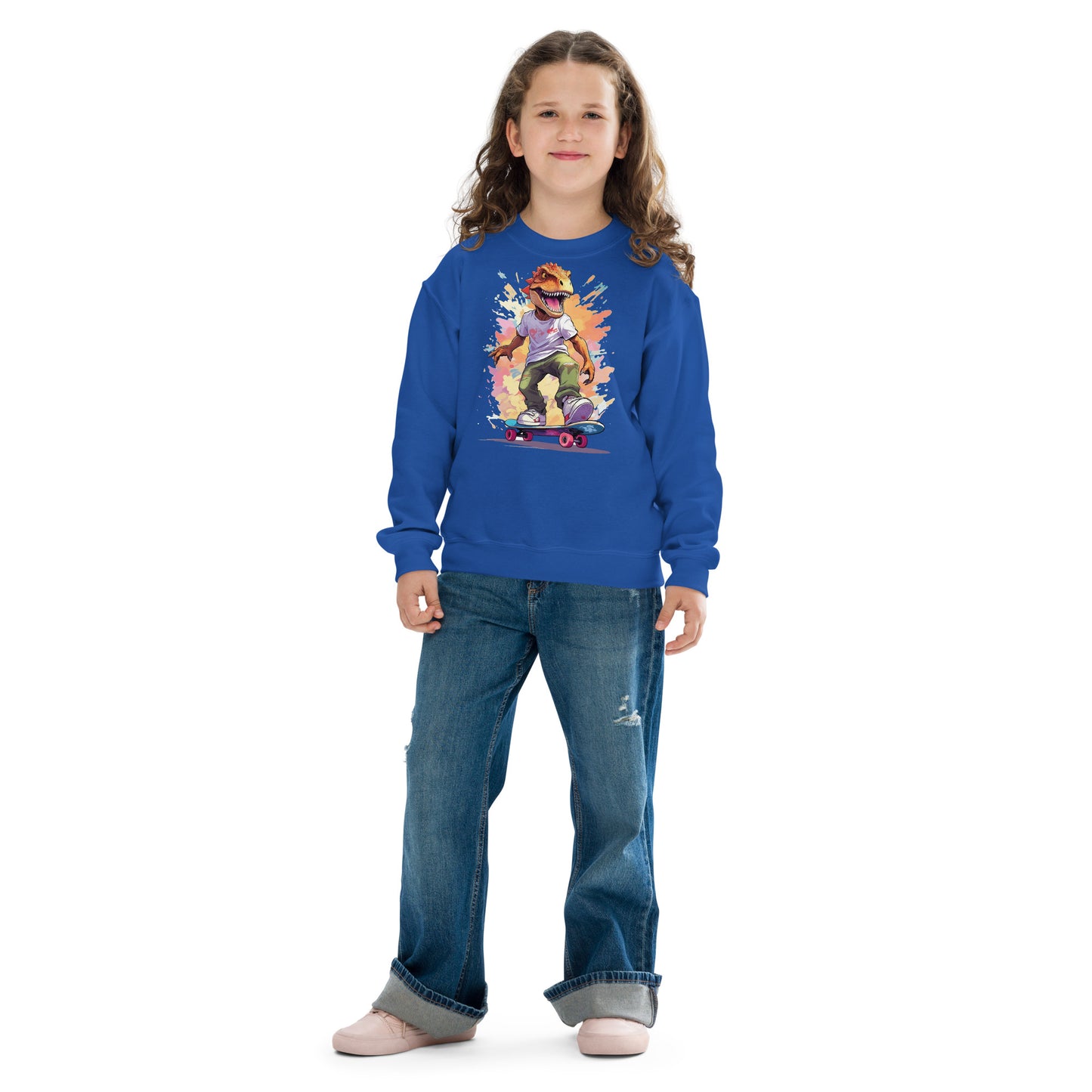 Skatin' Dino Sweatshirt