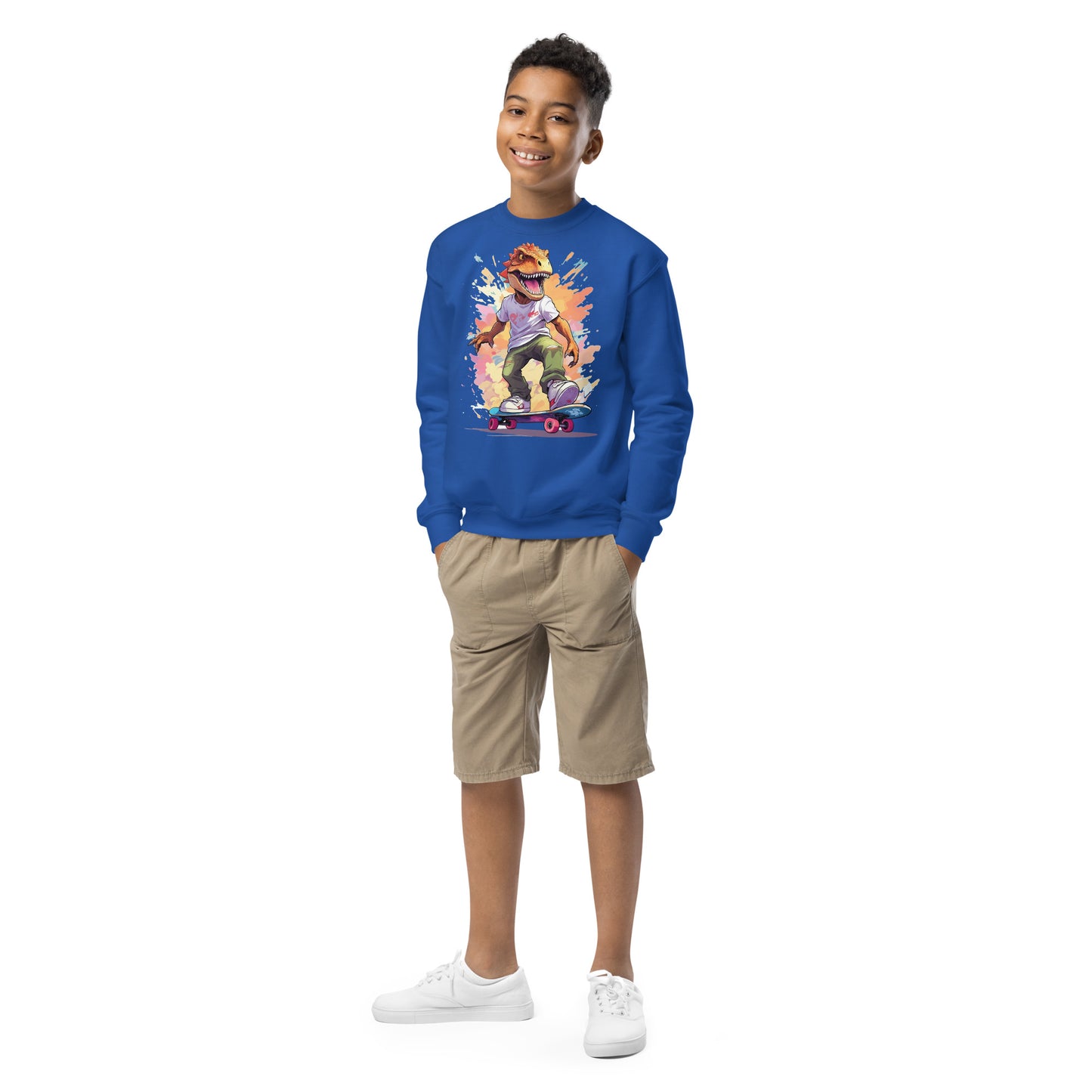Skatin' Dino Sweatshirt