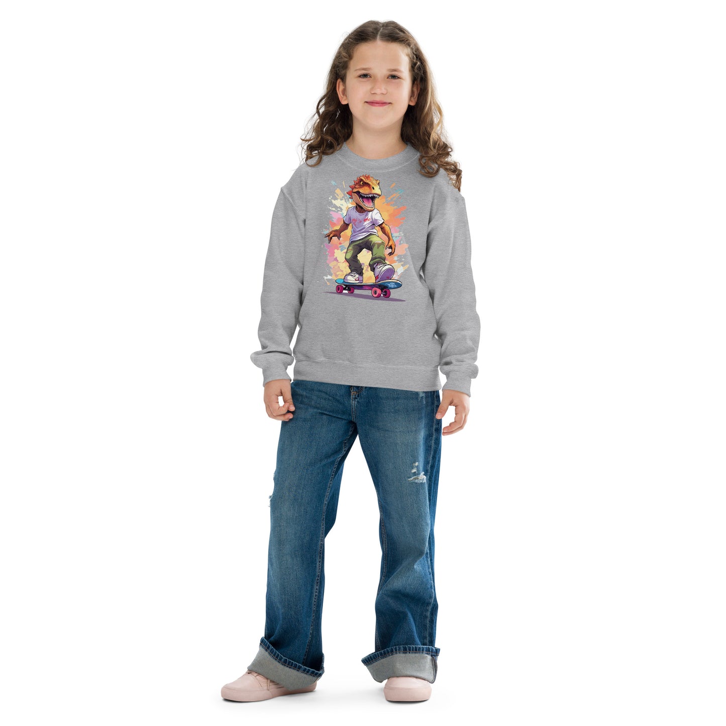Skatin' Dino Sweatshirt