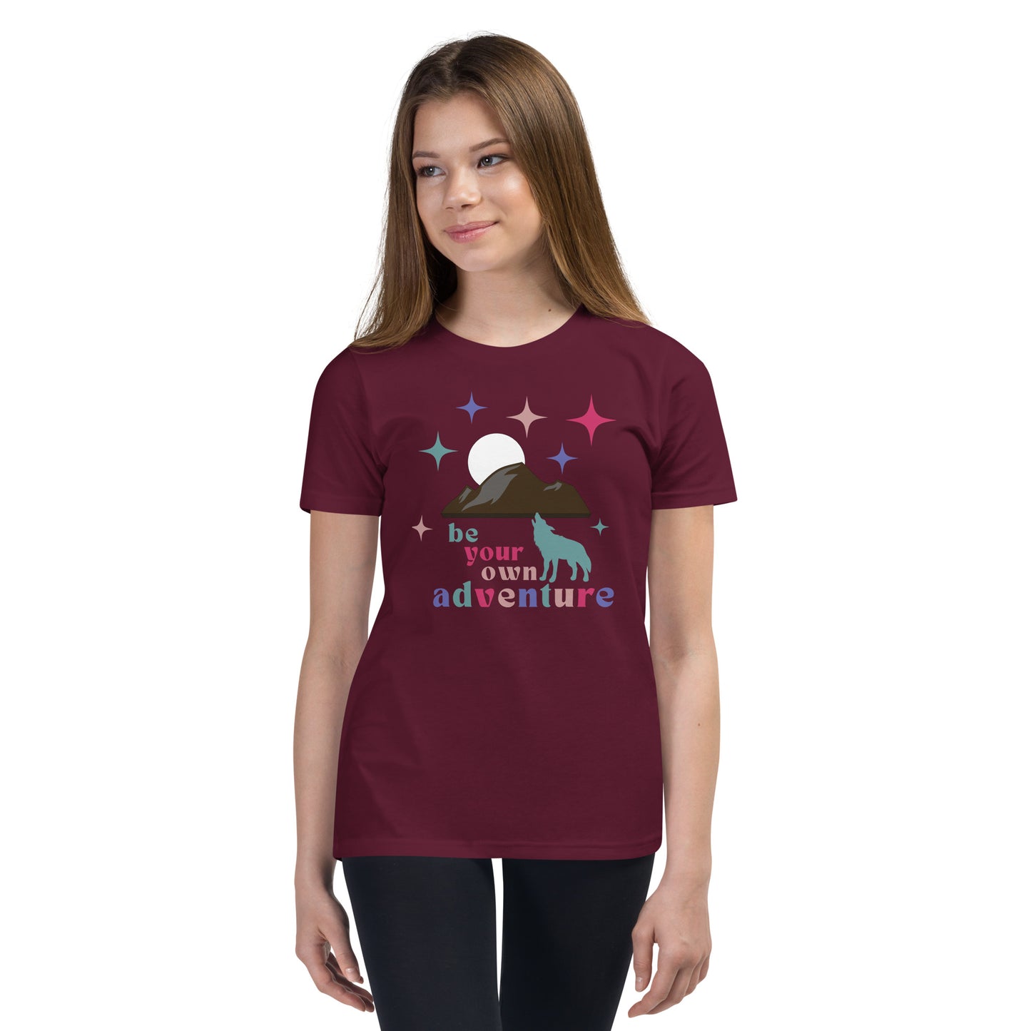 Make Your Own Adventure Camping Youth Short Sleeve T-Shirt
